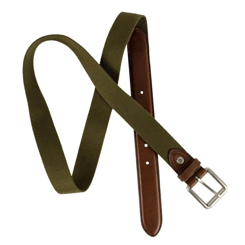 Polo Ralph Lauren Men's Webbed Roller Buckle Belt